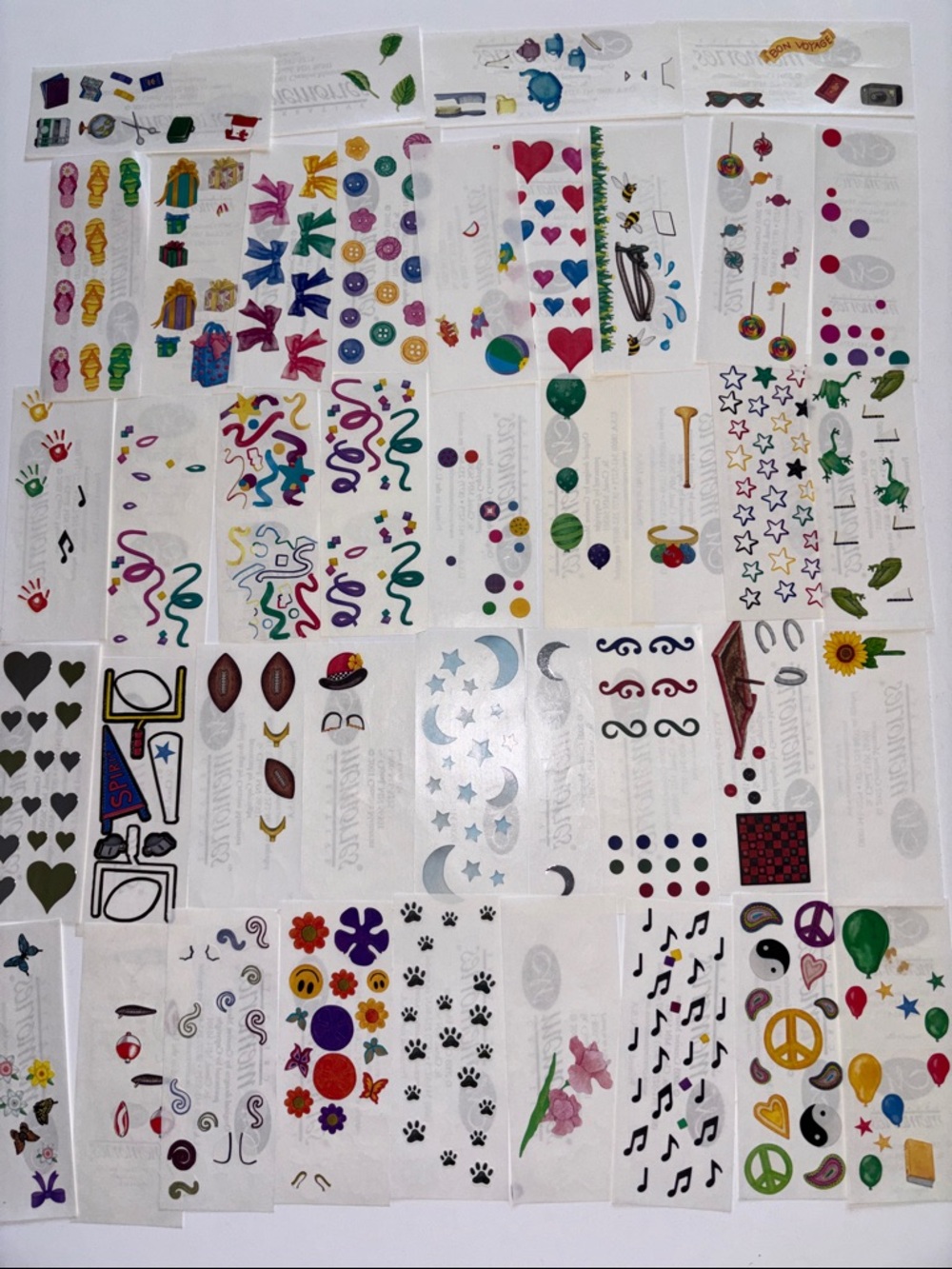 Creative Memories Stickers 90s VINTAGE CREATIVE MEMORIES NARROW STICKER PACK